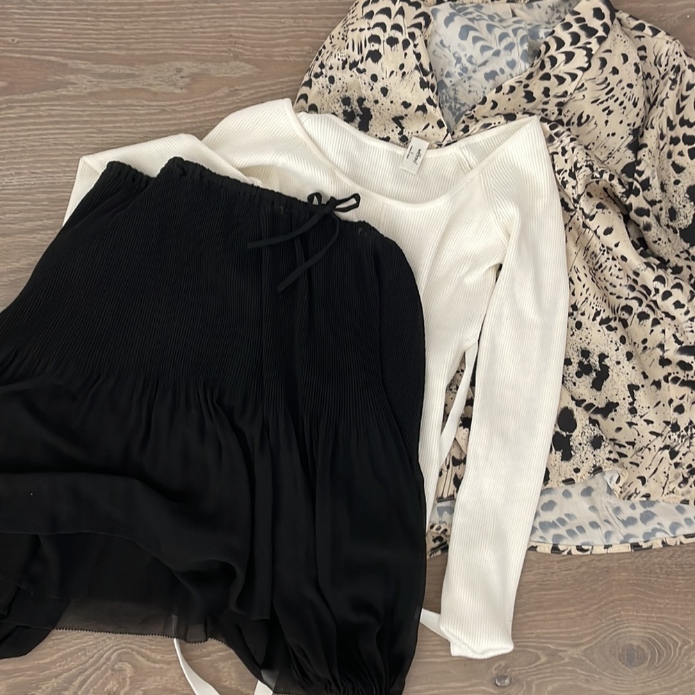 Aritzia work blouse bundle